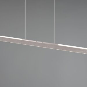 Κρεμαστό Γραμμικό Φωτιστικό Up-Down HELIOS Trio Lighting LED 28W 3300lm CCT Dimmable Αφής Βουρτσισμένο Αλουμίνιο – 343310105