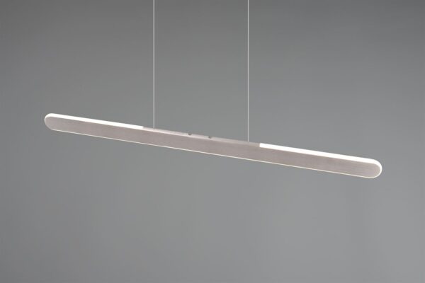 Κρεμαστό Γραμμικό Φωτιστικό Up-Down HELIOS Trio Lighting LED 28W 3300lm CCT Dimmable Αφής Βουρτσισμένο Αλουμίνιο – 343310105