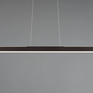 Κρεμαστό Γραμμικό Φωτιστικό Up-Down HELIOS Trio Lighting LED 28W 3300lm CCT Dimmable Αφής Μαύρο Ματ – 343310132