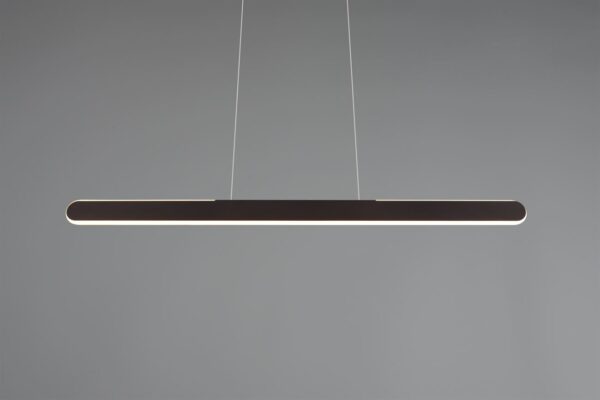 Κρεμαστό Γραμμικό Φωτιστικό Up-Down HELIOS Trio Lighting LED 28W 3300lm CCT Dimmable Αφής Μαύρο Ματ – 343310132