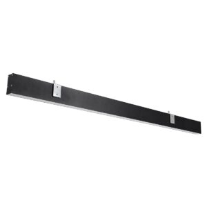 GloboStar® FELIX 61028-S Γραμμικό Φωτιστικό Οροφής Linear LED CCT 54W 6500lm 120° AC 220-240V Μ120 x Π3.5 x Υ7cm – Εναλλαγή Φωτισμού μέσω Τηλεχειριστηρίου All In One Ψυχρό 6000k+Φυσικό 4500k+Θερμό 2700k Dimmable – Μαύρο – 3 Years Warranty