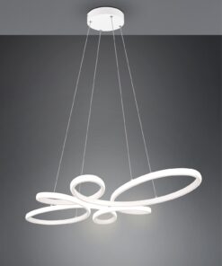 Κρεμαστό φωτιστικό Trio Lighting LED 3900lm 32W 4000K Step Dimmable Λευκό Ματ – 345619131