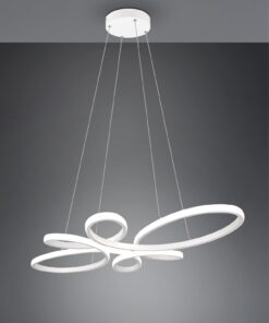 Κρεμαστό φωτιστικό Trio Lighting LED 3900lm 32W 4000K Step Dimmable Λευκό Ματ – 345619131