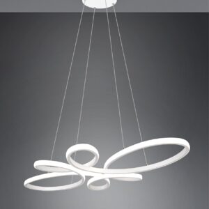 Κρεμαστό φωτιστικό Trio Lighting LED 3900lm  32W 4000K Step Dimmable Λευκό Ματ – 345619131