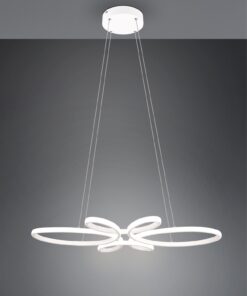 Κρεμαστό φωτιστικό Trio Lighting LED 3900lm 32W 4000K Step Dimmable Λευκό Ματ – 345619131