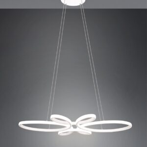 Κρεμαστό φωτιστικό Trio Lighting LED 3900lm  32W 4000K Step Dimmable Λευκό Ματ – 345619131