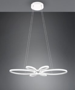 Κρεμαστό φωτιστικό Trio Lighting LED 3900lm 32W 4000K Step Dimmable Λευκό Ματ – 345619131