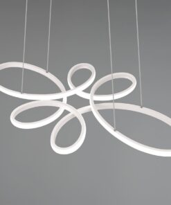 Κρεμαστό φωτιστικό Trio Lighting LED 3900lm 32W 4000K Step Dimmable Λευκό Ματ – 345619131