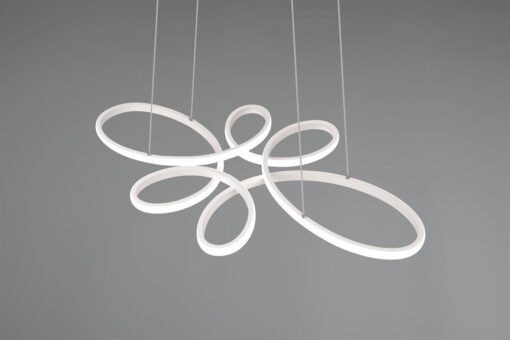 Κρεμαστό φωτιστικό Trio Lighting LED 3900lm  32W 4000K Step Dimmable Λευκό Ματ – 345619131