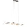 LED Κρεμαστό Φωτιστικό ALBANY Νίκελ Ματ 37W 4300lm CCT Dimmable με Τηλεχειριστήριο Trio Lighting – 347710407