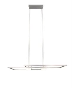 LED Κρεμαστό Φωτιστικό ALBANY Νίκελ Ματ 37W 4300lm CCT Dimmable με Τηλεχειριστήριο Trio Lighting – 347710407