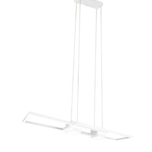 LED Κρεμαστό Φωτιστικό ALBANY Λευκό Ματ 37W 4300lm CCT Dimmable με Τηλεχειριστήριο Trio Lighting – 347710431
