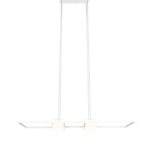 LED Κρεμαστό Φωτιστικό ALBANY Λευκό Ματ 37W 4300lm CCT Dimmable με Τηλεχειριστήριο Trio Lighting – 347710431
