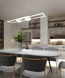 LED Κρεμαστό Φωτιστικό ALBANY Λευκό Ματ 37W 4300lm CCT Dimmable με Τηλεχειριστήριο Trio Lighting – 347710431