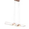 LED Κρεμαστό Φωτιστικό ALBANY Καφέ 37W 4300lm CCT Dimmable με Τηλεχειριστήριο Trio Lighting – 347710465
