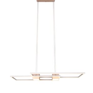 LED Κρεμαστό Φωτιστικό ALBANY Καφέ 37W 4300lm CCT Dimmable με Τηλεχειριστήριο Trio Lighting – 347710465