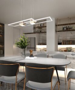 LED Κρεμαστό Φωτιστικό ALBANY Καφέ 37W 4300lm CCT Dimmable με Τηλεχειριστήριο Trio Lighting – 347710465