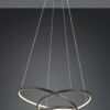 LED Κρεμαστό Φωτιστικό Μαύρο Ματ Φ64 Darvin 34W 4500lm CCT Step Dimmable Trio Lighting – 349110132