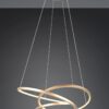 LED Κρεμαστό Φωτιστικό Χρυσό Φ64 Darvin 34W 4500lm CCT Step Dimmable Trio Lighting – 349110179