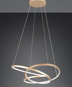 LED Κρεμαστό Φωτιστικό Χρυσό Φ64 Darvin 34W 4500lm CCT Step Dimmable Trio Lighting – 349110179