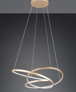 LED Κρεμαστό Φωτιστικό Χρυσό Φ64 Darvin 34W 4500lm CCT Step Dimmable Trio Lighting – 349110179