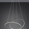 LED Κρεμαστό Φωτιστικό Μαύρο Ματ Φ84 Darvin 52W 6700lm CCT Step Dimmable Trio Lighting – 349119132