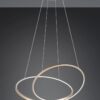 LED Κρεμαστό Φωτιστικό Χρυσό Φ84 Darvin 52W 6700lm CCT Step Dimmable Trio Lighting – 349119179