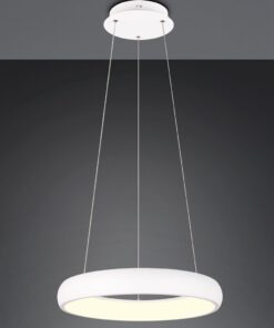 LED Κρεμαστό Φωτιστικό Λευκό Ματ Φ41 Cardona 29W 3300lm CCT Step Dimmable Trio Lighting – 349614531