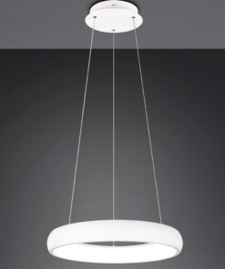 LED Κρεμαστό Φωτιστικό Λευκό Ματ Φ41 Cardona 29W 3300lm CCT Step Dimmable Trio Lighting – 349614531