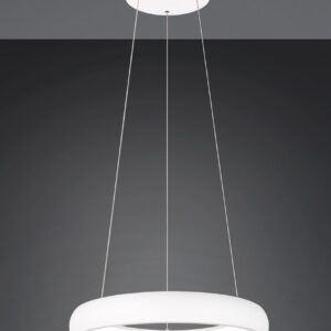 LED Κρεμαστό Φωτιστικό Λευκό Ματ Φ41 Cardona 29W 3300lm CCT Step Dimmable Trio Lighting – 349614531