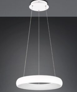 LED Κρεμαστό Φωτιστικό Λευκό Ματ Φ41 Cardona 29W 3300lm CCT Step Dimmable Trio Lighting – 349614531