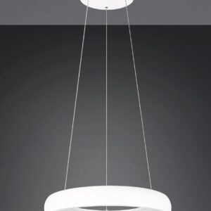 LED Κρεμαστό Φωτιστικό Λευκό Ματ Φ41 Cardona 29W 3300lm CCT Step Dimmable Trio Lighting – 349614531