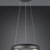 LED Κρεμαστό Φωτιστικό Μαύρο Ματ Φ46 Cardona 29W 3300lm CCT Step Dimmable Trio Lighting – 349614532