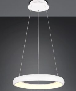 LED Κρεμαστό Φωτιστικό Λευκό Ματ Φ62 Cardona 38W 4400lm CCT Step Dimmable Trio Lighting – 349616031