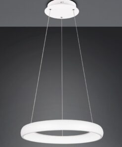 LED Κρεμαστό Φωτιστικό Λευκό Ματ Φ62 Cardona 38W 4400lm CCT Step Dimmable Trio Lighting – 349616031