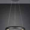 LED Κρεμαστό Φωτιστικό Μαύρο Ματ Φ62 Cardona 38W 4400lm CCT Step Dimmable Trio Lighting – 349616032