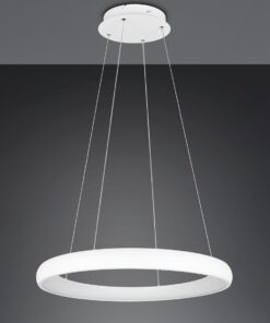 LED Κρεμαστό Φωτιστικό Λευκό Ματ Φ75 Cardona 59W 6900lm CCT Step Dimmable Trio Lighting – 349617531