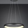 LED Κρεμαστό Φωτιστικό Μαύρο Ματ Φ75 Cardona 59W 6900lm CCT Step Dimmable Trio Lighting – 349617532