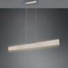 LED Κρεμαστό Γραμμικό Φωτιστικό Galway Νίκελ Ματ Up-Down CCT 35W 4200lm Dimmable Trio Lighting – 349710107