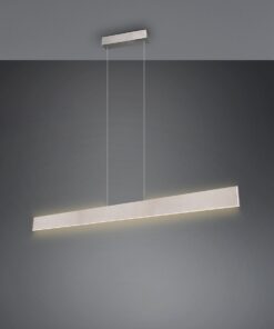 LED Κρεμαστό Γραμμικό Φωτιστικό Galway Νίκελ Ματ Up-Down CCT 35W 4200lm Dimmable Trio Lighting – 349710107