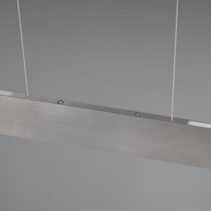 LED Κρεμαστό Γραμμικό Φωτιστικό Galway Νίκελ Ματ Up-Down CCT 35W 4200lm Dimmable Trio Lighting – 349710107