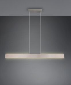 LED Κρεμαστό Γραμμικό Φωτιστικό Galway Νίκελ Ματ Up-Down CCT 35W 4200lm Dimmable Trio Lighting – 349710107