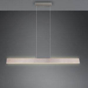 LED Κρεμαστό Γραμμικό Φωτιστικό Galway Νίκελ Ματ Up-Down CCT 35W 4200lm Dimmable Trio Lighting – 349710107