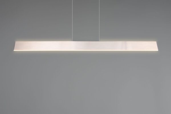 LED Κρεμαστό Γραμμικό Φωτιστικό Galway Νίκελ Ματ Up-Down CCT 35W 4200lm Dimmable Trio Lighting – 349710107