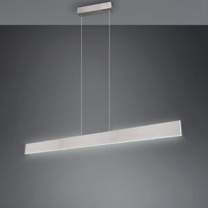 LED Κρεμαστό Γραμμικό Φωτιστικό Galway Νίκελ Ματ Up-Down CCT 35W 4200lm Dimmable Trio Lighting – 349710107