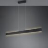 LED Κρεμαστό Γραμμικό Φωτιστικό Galway Μαύρο Ματ Up-Down CCT 35W 4200lm Dimmable Trio Lighting – 349710132