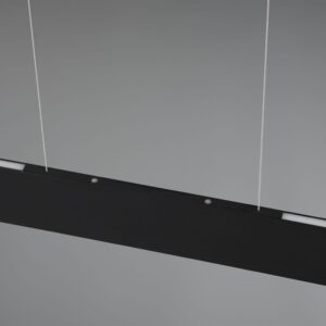 LED Κρεμαστό Γραμμικό Φωτιστικό Galway Μαύρο Ματ Up-Down CCT 35W 4200lm Dimmable Trio Lighting – 349710132