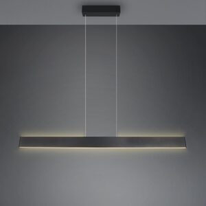 LED Κρεμαστό Γραμμικό Φωτιστικό Galway Μαύρο Ματ Up-Down CCT 35W 4200lm Dimmable Trio Lighting – 349710132