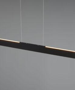 LED Κρεμαστό Γραμμικό Φωτιστικό Galway Μαύρο Ματ Up-Down CCT 35W 4200lm Dimmable Trio Lighting – 349710132