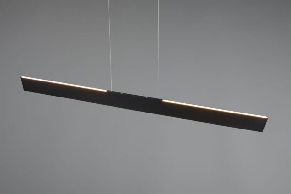LED Κρεμαστό Γραμμικό Φωτιστικό Galway Μαύρο Ματ Up-Down CCT 35W 4200lm Dimmable Trio Lighting – 349710132